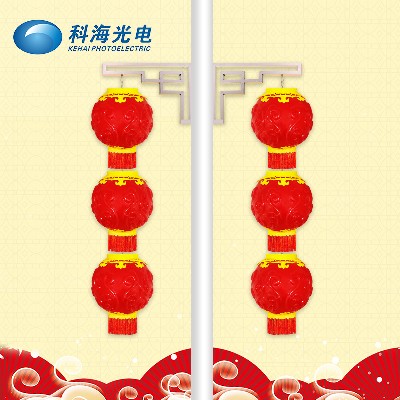800三連燈籠串 led戶外防水燈籠 亞克力印字廣告春節喜慶燈籠定制